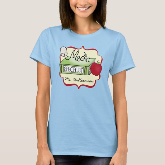 School Media Specialist T-shirt (Voorkant)