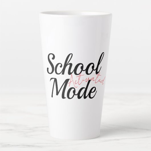 "School Mode Activated" Mok – Schattigee docent (Voorkant)