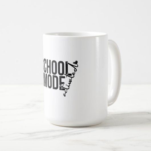 School Mode: Geactiveerde Mok – Perfect voor ieder (Voorkant rechts)