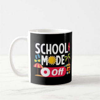 School Mode Off Laatste Dag van de School Zomer Gr Koffiemok