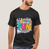 School Mode ON T-Shirt | Grappige terug-naar-schoo (Voorkant)