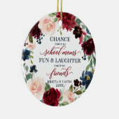 School Moms - Speciaal Boho Floral-vriendschap Keramisch Ornament (Rechts)