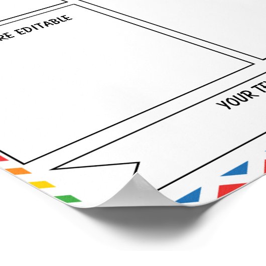 School Nieuwsbrief bewerkbare Sjabloon Poster (Hoek)