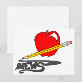 School-nieuwsbrief Briefkaart (Voorkant / Achterkant)