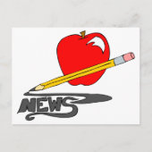 School-nieuwsbrief Briefkaart (Voorkant)