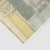 School Notitieboeken Pagina's Ephemera Collage Tissuepapier (Detail)