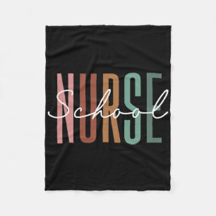 School Nurse Appreciation Nursing Day en NU Fleece Deken