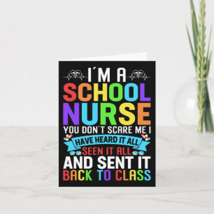 School Nurse Appreciation Nursing Elementary Schoo Kaart