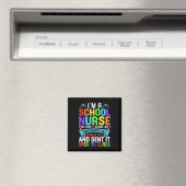 School Nurse Appreciation Nursing Elementary Schoo Magneet (Insitu (Vaatwasser))