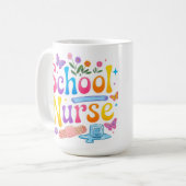 School Nurse Coffee Mug Koffiemok (Voorkant links)