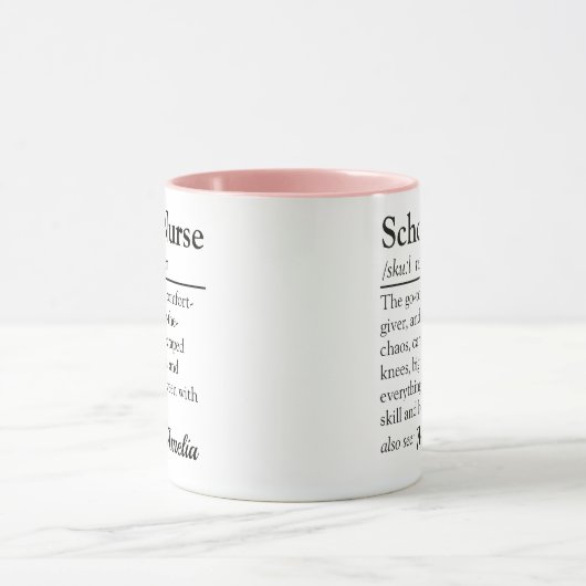 School Nurse Definition Custom Appreciation Mok (Midden)