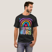 School Nurse Rainbow Nurse Week 2022 Back To Schoo T-shirt (Voorkant volledig)