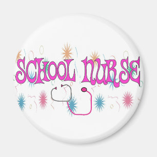 SCHOOL-NURSE Unieke cadeauitems Magneet