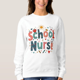 School Nurse Whimsical – Leuke kleurrijke stijl Trui