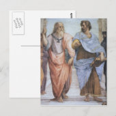 School of Athene (detail - Plato & Aristoteles) Briefkaart (Voorkant / Achterkant)