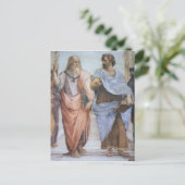 School of Athene (detail - Plato & Aristoteles) Briefkaart (Staand voorkant)