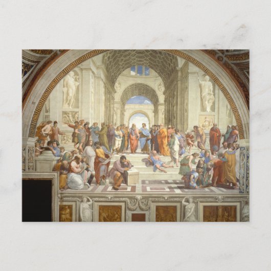 School of Athens Briefkaart (Voorkant)