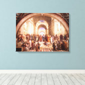 School of Athens Canvas Afdruk (Insitu (Houten vloer))