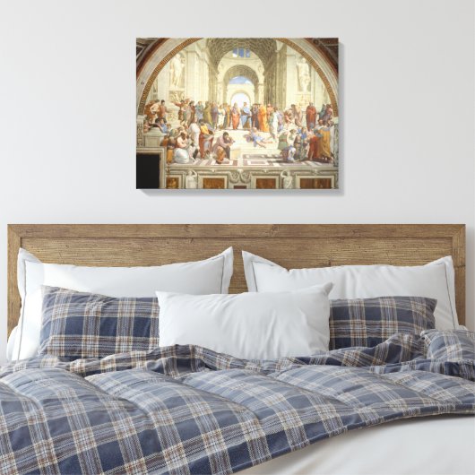 School of Athens Canvas Afdruk (Insitu (Slaapkamer))