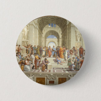 School of Athens Ronde Button 5,7 Cm