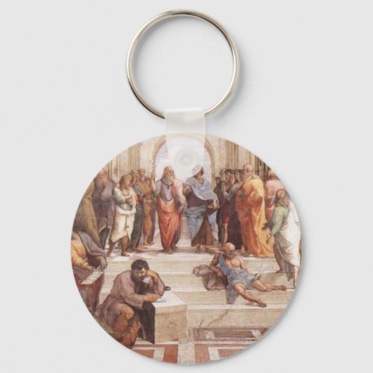 School of Athens Sleutelhanger (Voorkant)