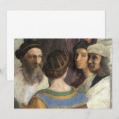 School of Athens van Raphael, antieke renaissancek (Voorkant / Achterkant)