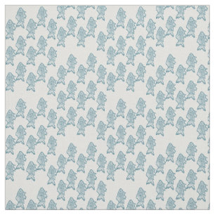 School of Blue Fish Juul Fabric Stof
