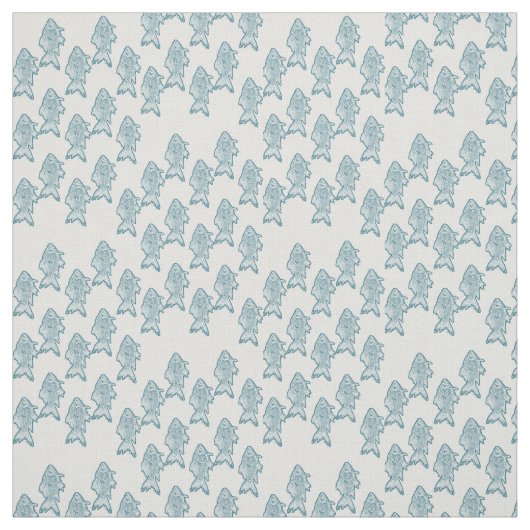 School of Blue Fish Juul Fabric Stof (Swatch)