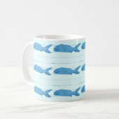 School of Blue Fish logo Koffiemok (Voorkant links)