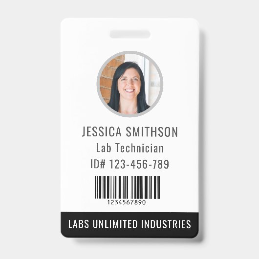 School of Business Foto ID-badge Badge (Voorzijde)