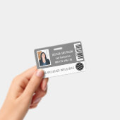 School of Business Foto ID Grijs Badge (Handheld)