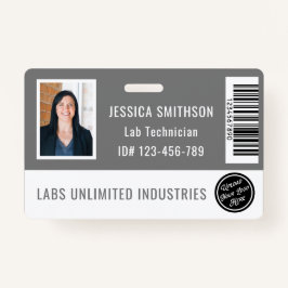 School of Business Foto ID Grijs Badge