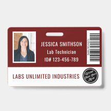 School of Business Foto ID Maroon Badge