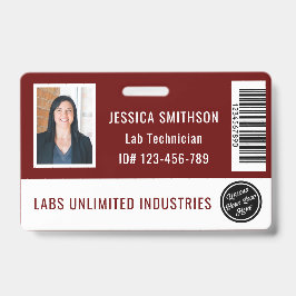 School of Business Foto ID Maroon Badge