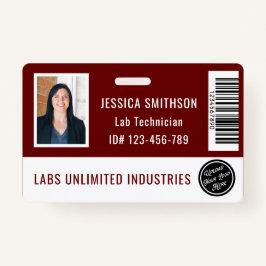 School of Business Foto ID Maroon Badge