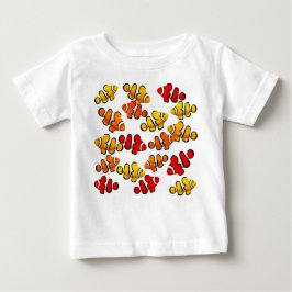 School of Coral Reef Clownfish Baby T-Shirt