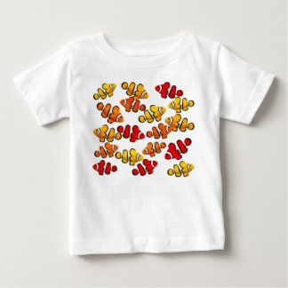 School of Coral Reef Clownfish Baby T-Shirt
