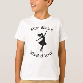 School of Dance Dancer Silhouette  T-shirt