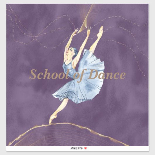 School of Dance Grote Sticker (Vel)