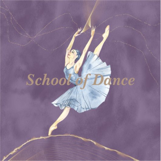 School of Dance Grote Sticker (Voorkant)