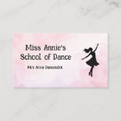 School of Dance Visitekaartje (Voorkant)