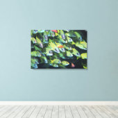 School of Fish 13 Canvas Afdruk (Insitu (Houten vloer))