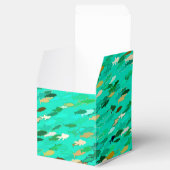 School of Fish, Aqua, Green and Gold Bedankdoosjes (Geopend)