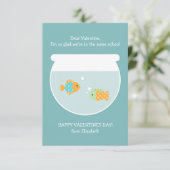 School of Fish Classroom Valentijns Kaart (Staand voorkant)