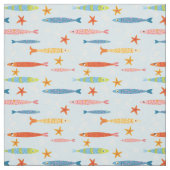 School of Fish Fun Stof (Swatch)