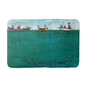School of Fish Onder Lines van Thornton Utz Badmat (Voorkant)