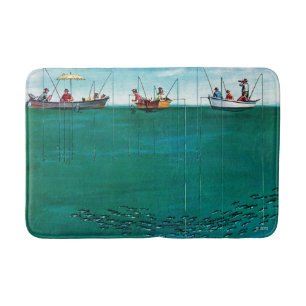 School of Fish Onder Lines van Thornton Utz Badmat