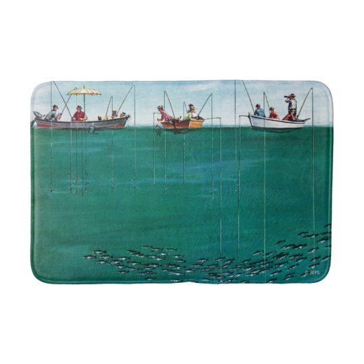 School of Fish Onder Lines van Thornton Utz Badmat (Voorkant)