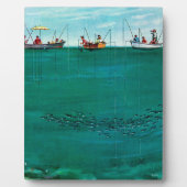 School of Fish Onder Lines van Thornton Utz Fotoplaat (Voorkant)