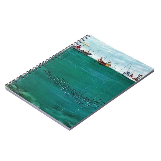 School of Fish Onder Lines van Thornton Utz Notitieboek (Linkerzijde)